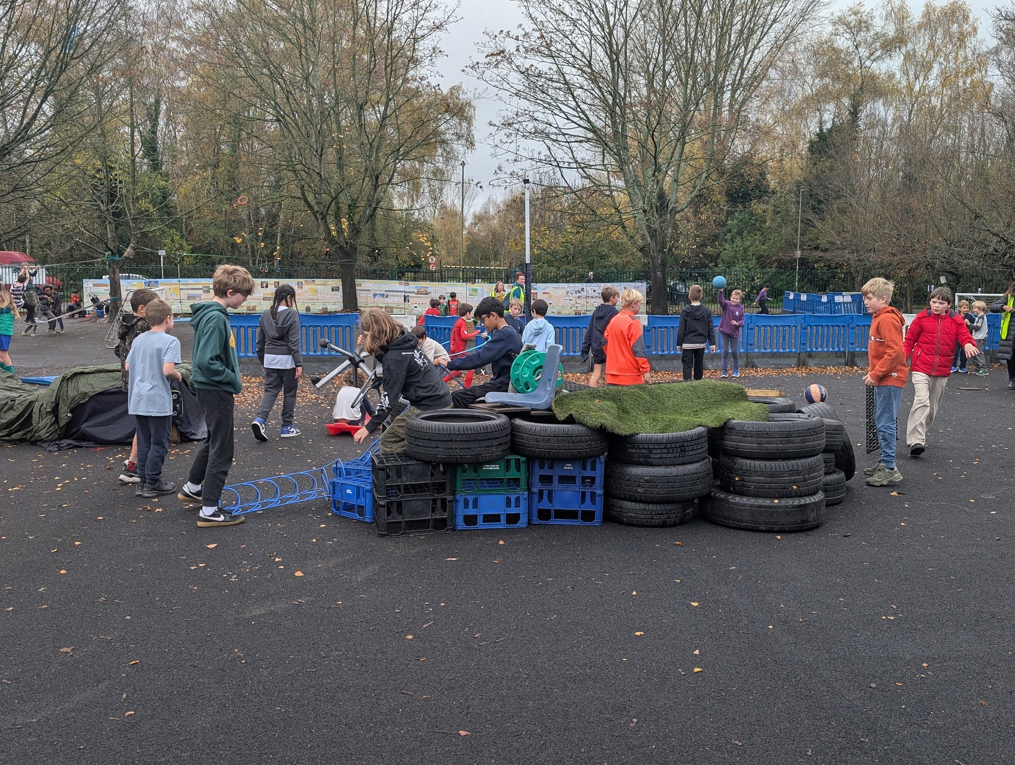 OPAL Play. Year 6 in a deep and creative flow